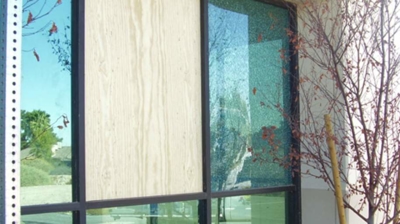 Glass Window Patch Up Photo