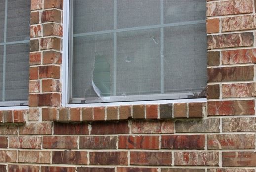 damaged window screen